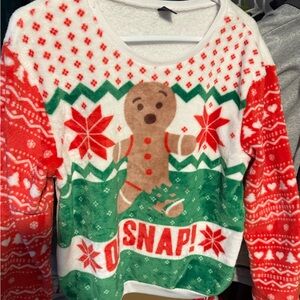 Festive Gingerbread Christmas Sweater